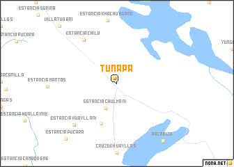 map of Tunapa