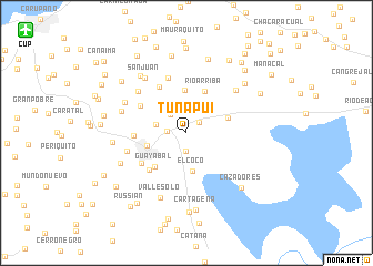 map of Tunapuí
