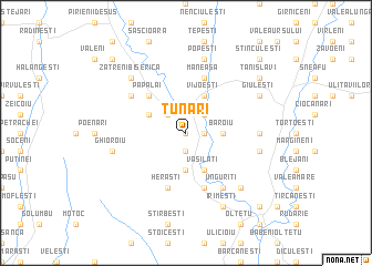 map of Tunari