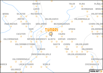 map of Tunari