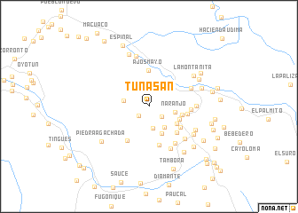 map of Tunasan