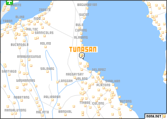 map of Tunasan