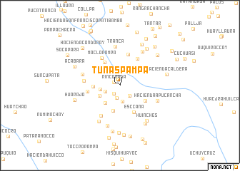 map of Tunaspampa