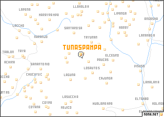 map of Tunas Pampa