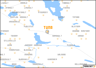 map of Tuna