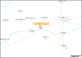 map of Tunbridge