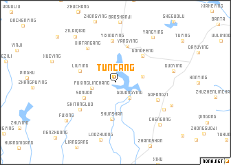 map of Tuncang