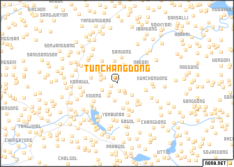 map of Tunch\