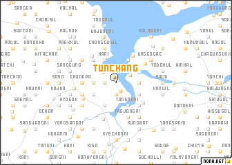 map of Tunch\