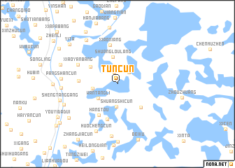 map of Tuncun