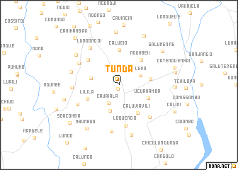 map of Tunda