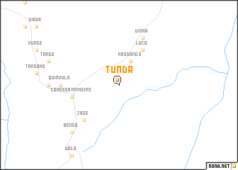 map of Tunda