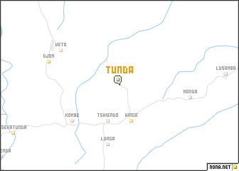 map of Tunda