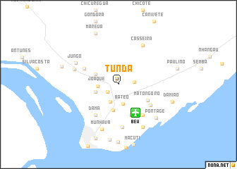 map of Tunda