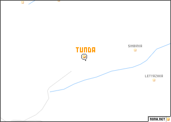 map of Tunda