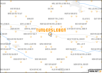 map of Tundersleben