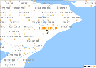 map of Tunderup