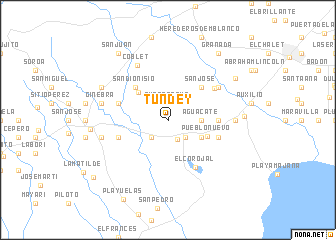 map of Tundey