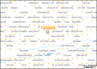 map of Tunding