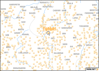 map of Tundri