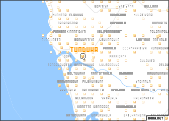 map of Tunduwa