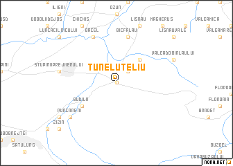 map of Tunelu-Teliu