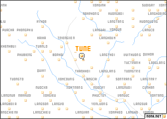 map of Tư Nê