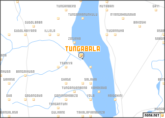 map of Tunga Bala