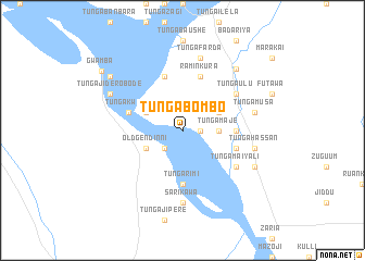 map of Tunga Bombo