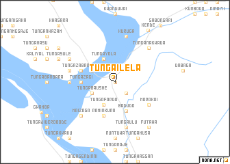 map of Tunga Ilela