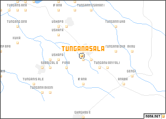 map of Tungan Asala