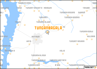 map of Tungan Bagala