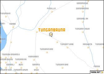 map of Tungan Bauna