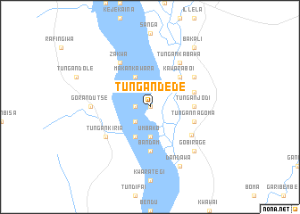 map of Tungan Dede