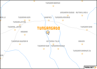 map of Tungan Gado