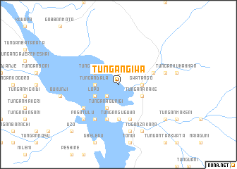 map of Tungan Giwa