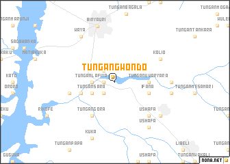 map of Tungan Gwondo