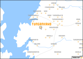 map of Tungan Kawo