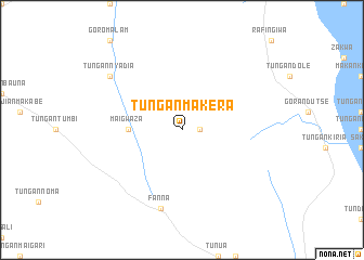 map of Tungan Makera