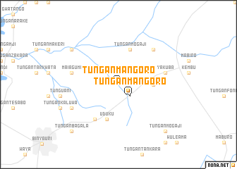 map of Tungan Mangoro