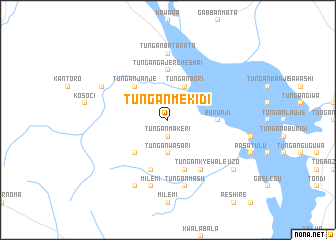 map of Tungan Mekidi