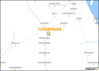 map of Tungan Musa