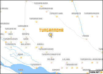 map of Tungan Noma