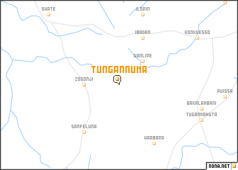 map of Tungan Numa