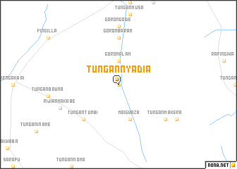 map of Tungan Nyadia