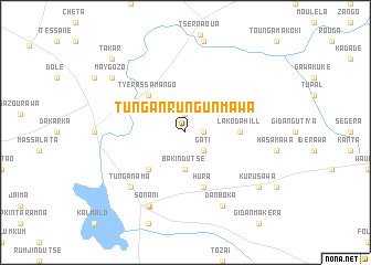 map of Tungan Rungunmawa