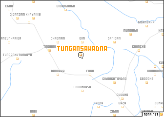 map of Tungan Sawadna