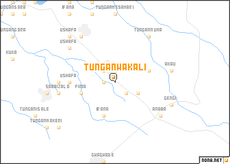 map of Tungan Wakali