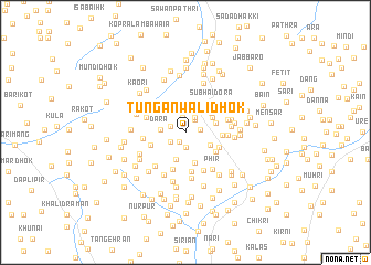 map of Tungānwāli Dhok