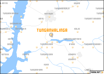 map of Tungan Walinga